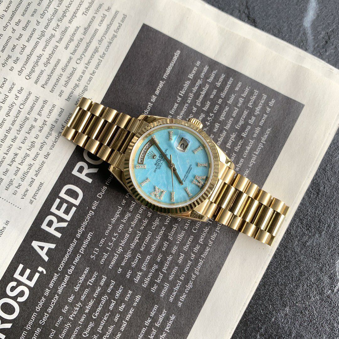 顶配 Customized Rolex Day-Date  clone m128238-0008 watches  / R887