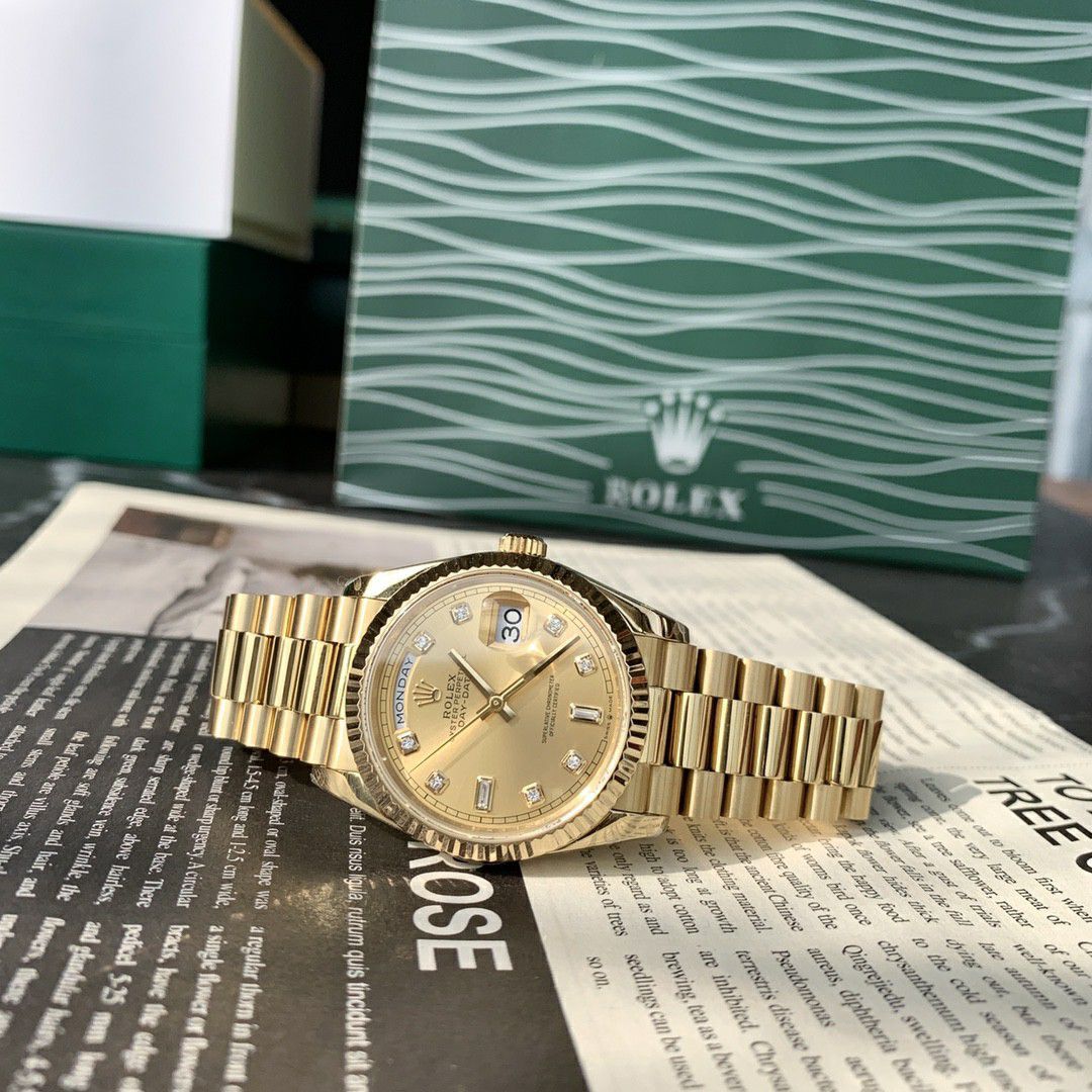 Rolex Day-Date  blue 松石100% clone watch m128238-0071 watches  / R889