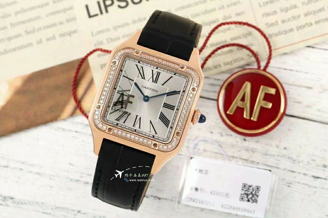 AF Cartier Santos large  Medium  set WJSA0016，WJSA0017，WJSA0019TOP clone watch / K377