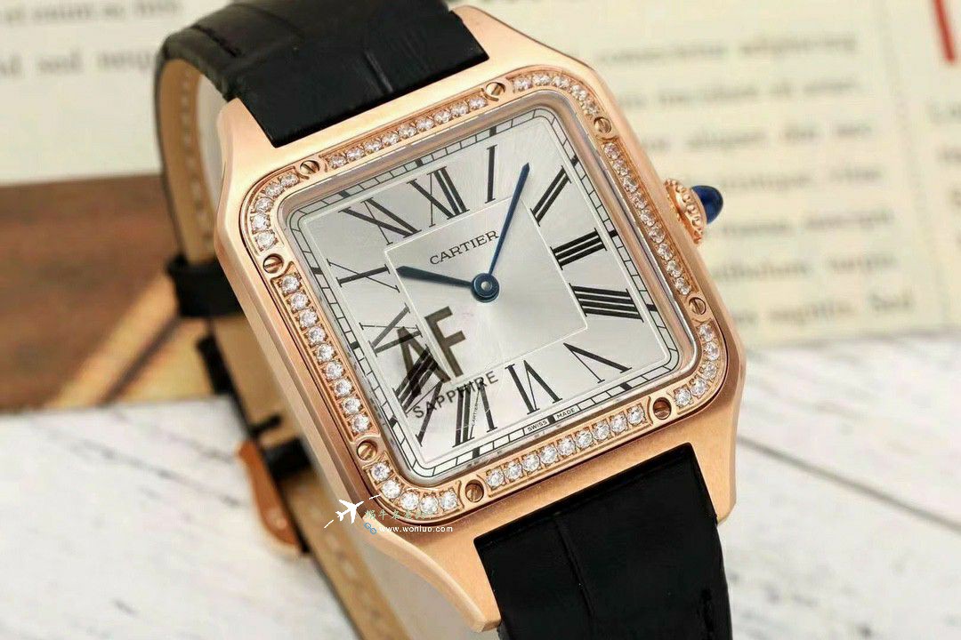 AF Cartier Santos large  Medium  set WJSA0016，WJSA0017，WJSA0019TOP clone watch / K377