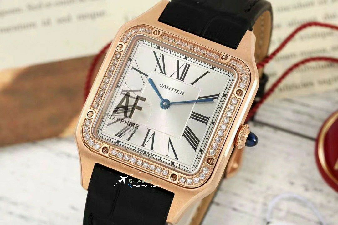 AF Cartier Santos large  Medium  set WJSA0016，WJSA0017，WJSA0019TOP clone watch / K377