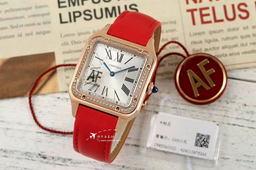 AF Cartier Santos large  Medium  set WJSA0016，WJSA0017，WJSA0019TOP clone watch / K377