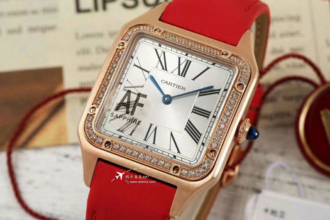 AF Cartier Santos large  Medium  set WJSA0016，WJSA0017，WJSA0019TOP clone watch / K377