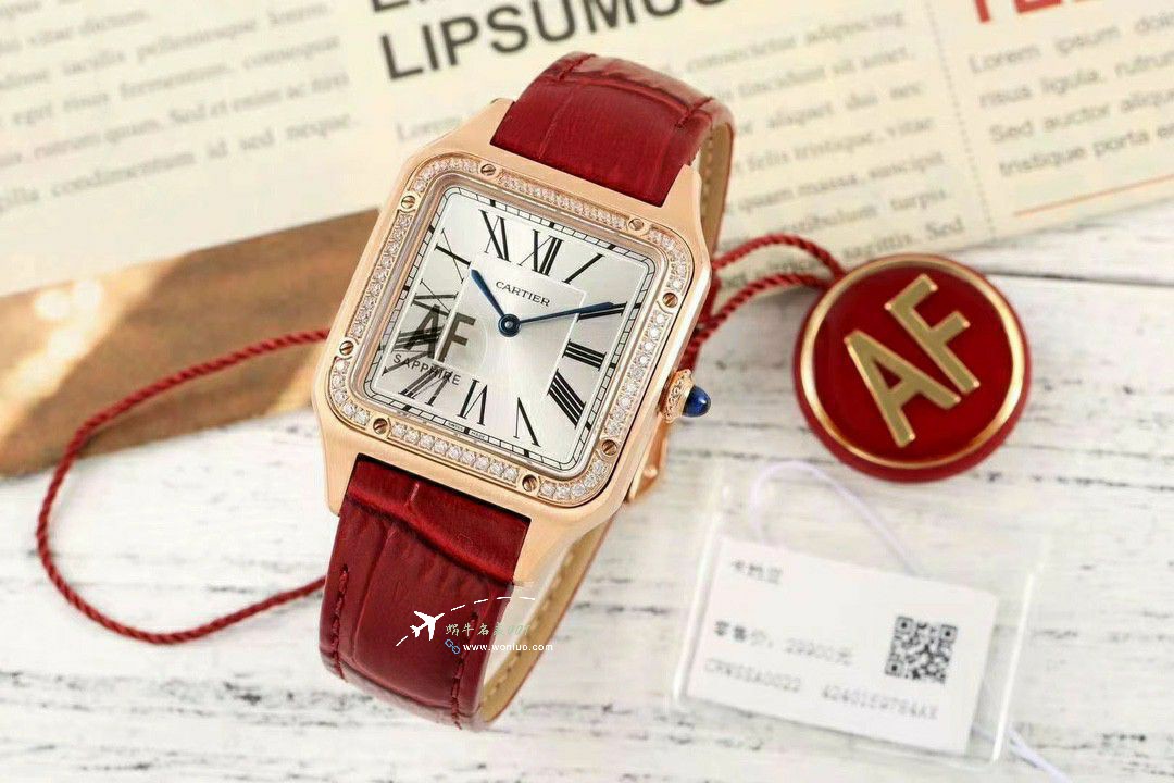 AF Cartier Santos large  Medium  set WJSA0016，WJSA0017，WJSA0019TOP clone watch / K377