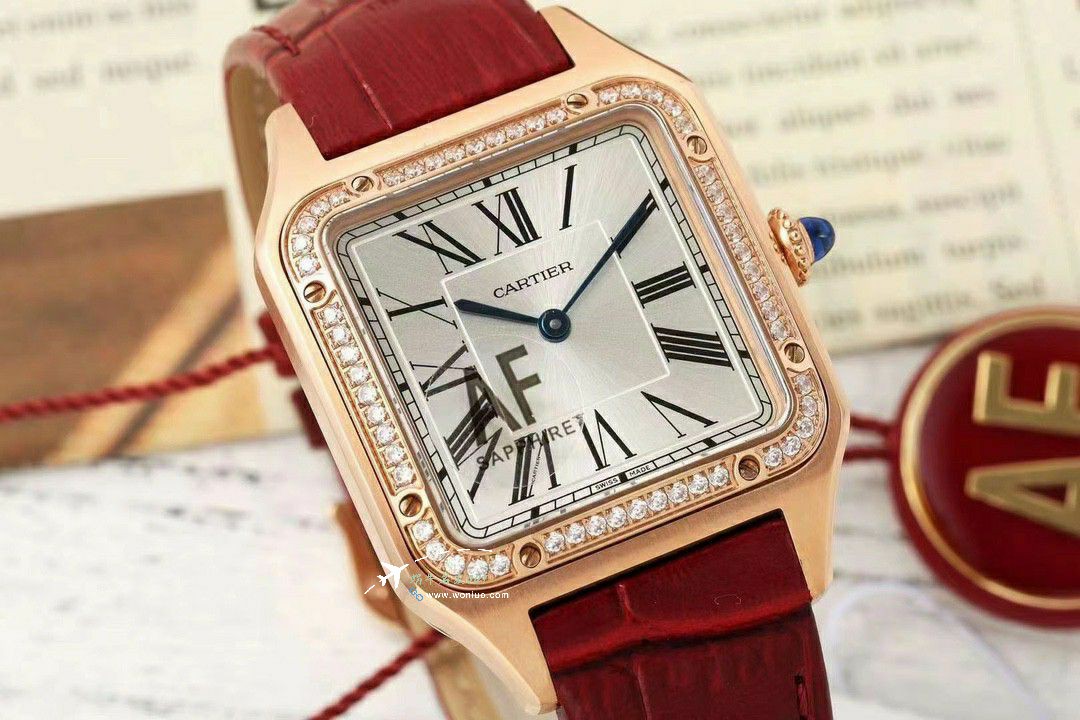 AF Cartier Santos large  Medium  set WJSA0016，WJSA0017，WJSA0019TOP clone watch / K377