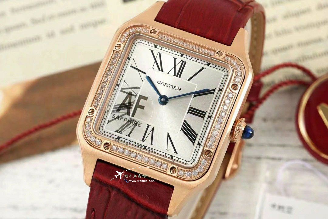 AF Cartier Santos large  Medium  set WJSA0016，WJSA0017，WJSA0019TOP clone watch / K377