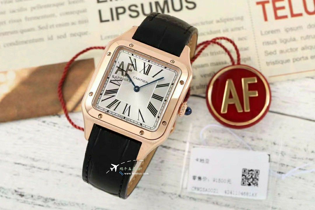 AF Cartier Santos large  Medium  set WJSA0016，WJSA0017，WJSA0019TOP clone watch / K377