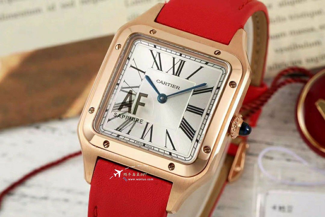 AF Cartier Santos large  Medium  set WJSA0016，WJSA0017，WJSA0019TOP clone watch / K377