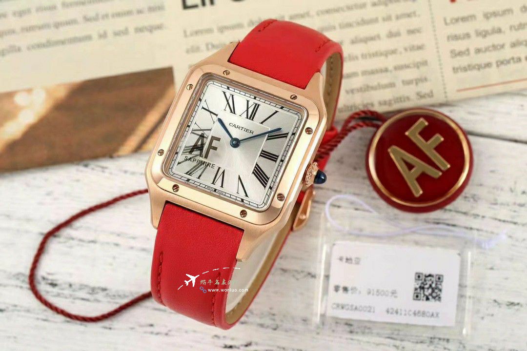 AF Cartier Santos large  Medium  set WJSA0016，WJSA0017，WJSA0019TOP clone watch / K377