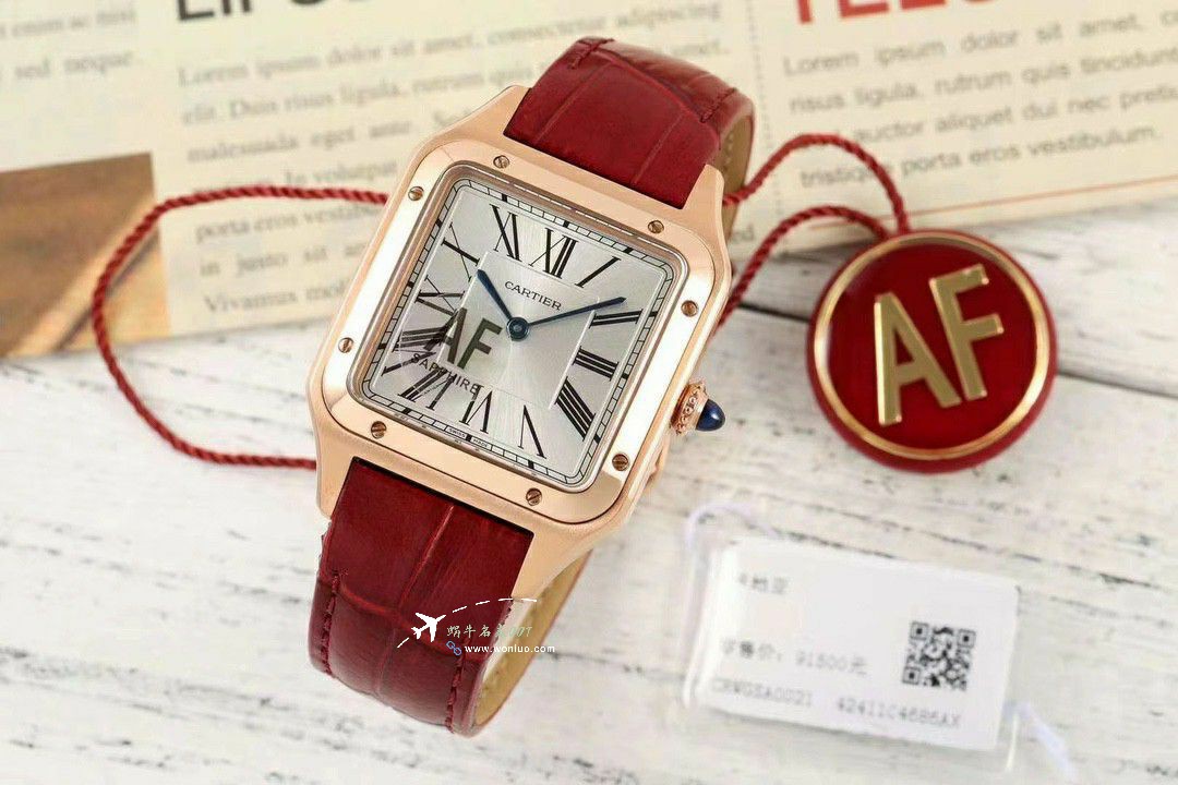 AF Cartier Santos large  Medium  set WJSA0016，WJSA0017，WJSA0019TOP clone watch / K377