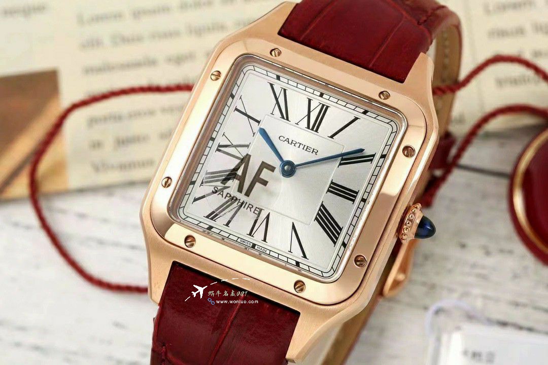AF Cartier Santos large  Medium  set WJSA0016，WJSA0017，WJSA0019TOP clone watch / K377