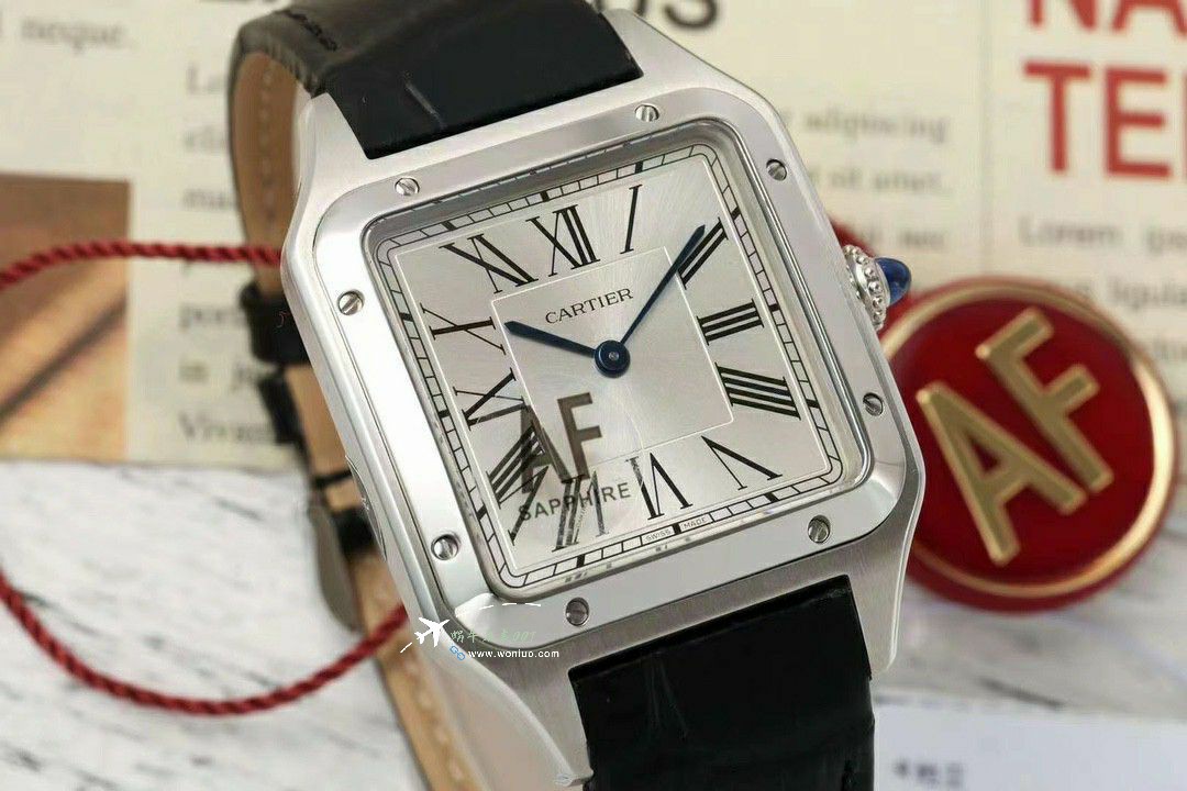AF Cartier Santos large  Medium  set WJSA0016，WJSA0017，WJSA0019TOP clone watch / K377