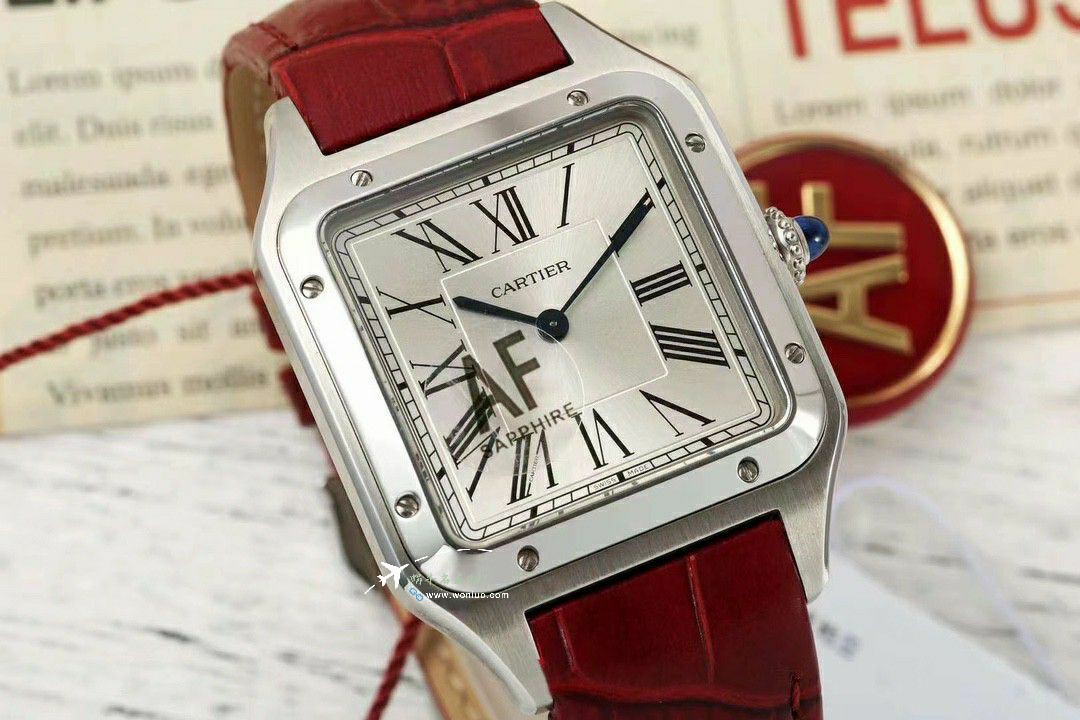 AF Cartier Santos large  Medium  set WJSA0016，WJSA0017，WJSA0019TOP clone watch / K377