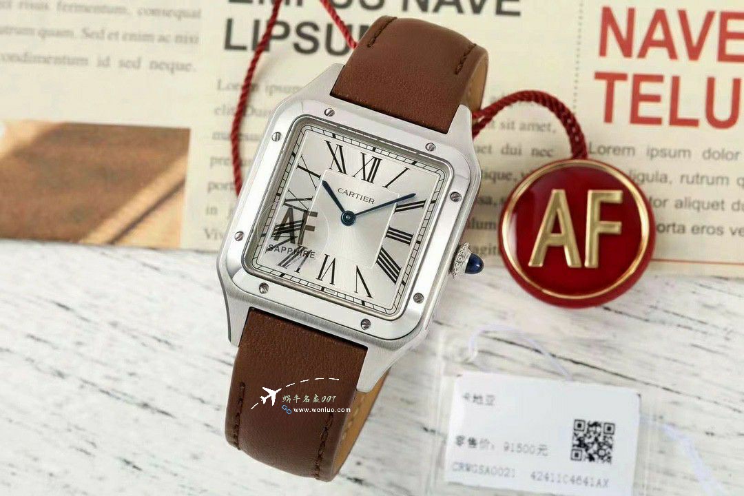 AF Cartier Santos large  Medium  set WJSA0016，WJSA0017，WJSA0019TOP clone watch / K377