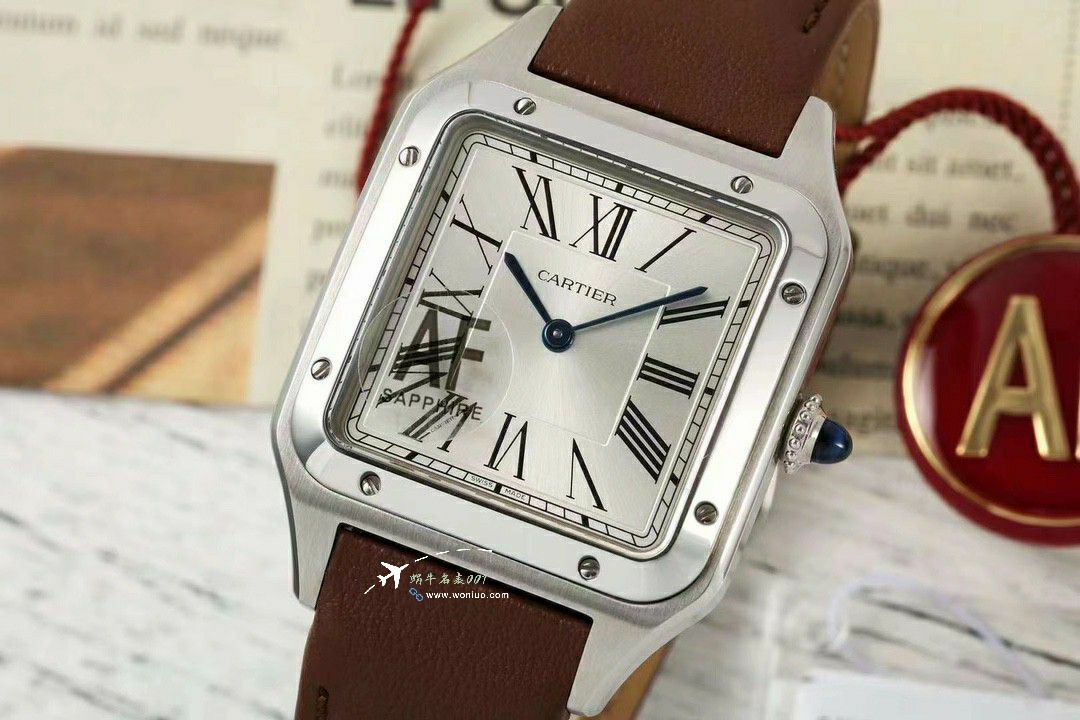 AF Cartier Santos large  Medium  set WJSA0016，WJSA0017，WJSA0019TOP clone watch / K377