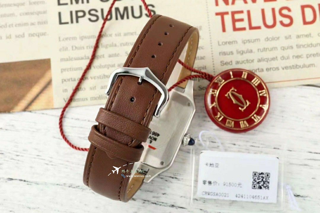 AF Cartier Santos large  Medium  set WJSA0016，WJSA0017，WJSA0019TOP clone watch / K377