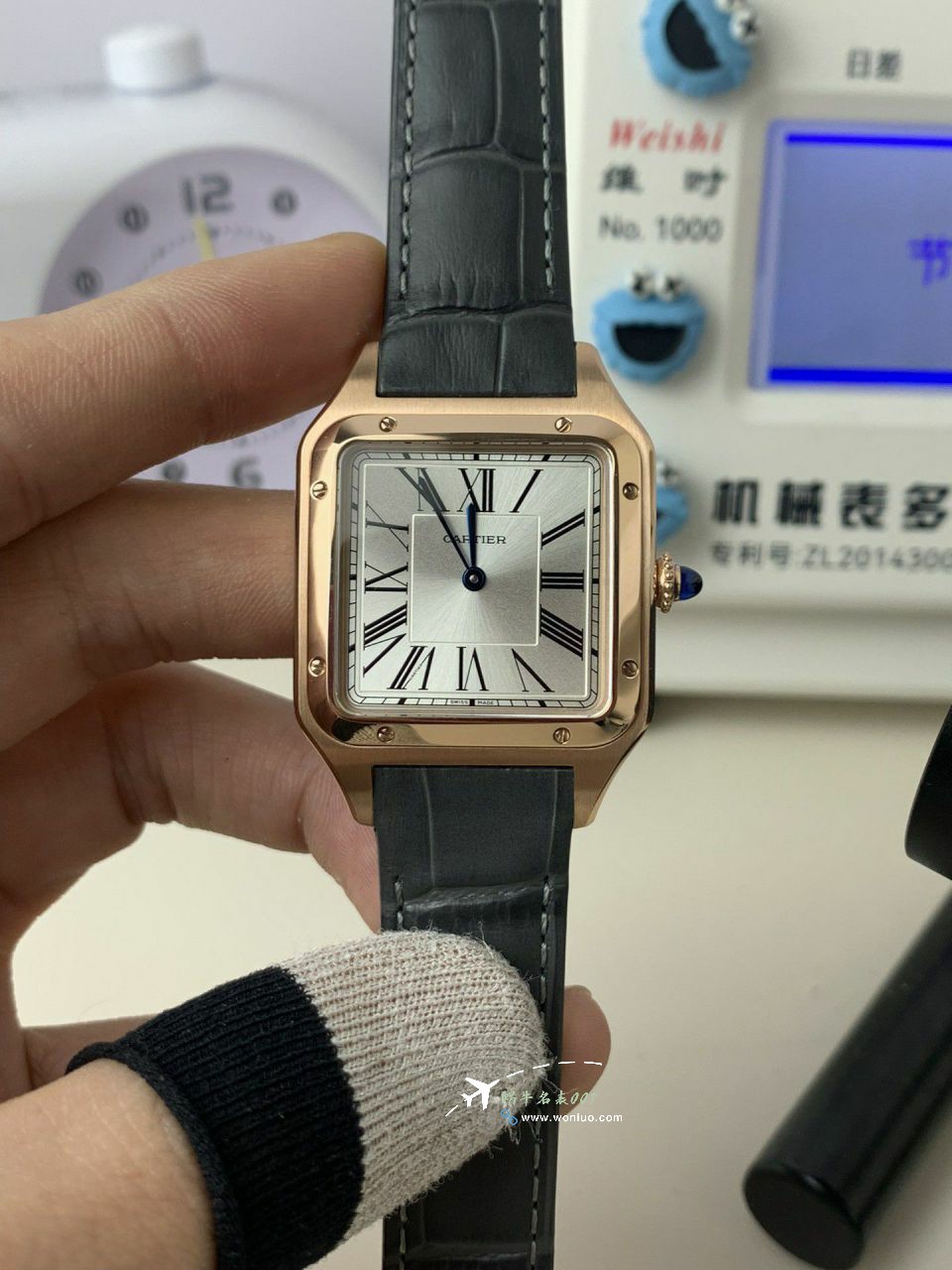 AF Cartier Santos large  Medium  set WJSA0016，WJSA0017，WJSA0019TOP clone watch / K377