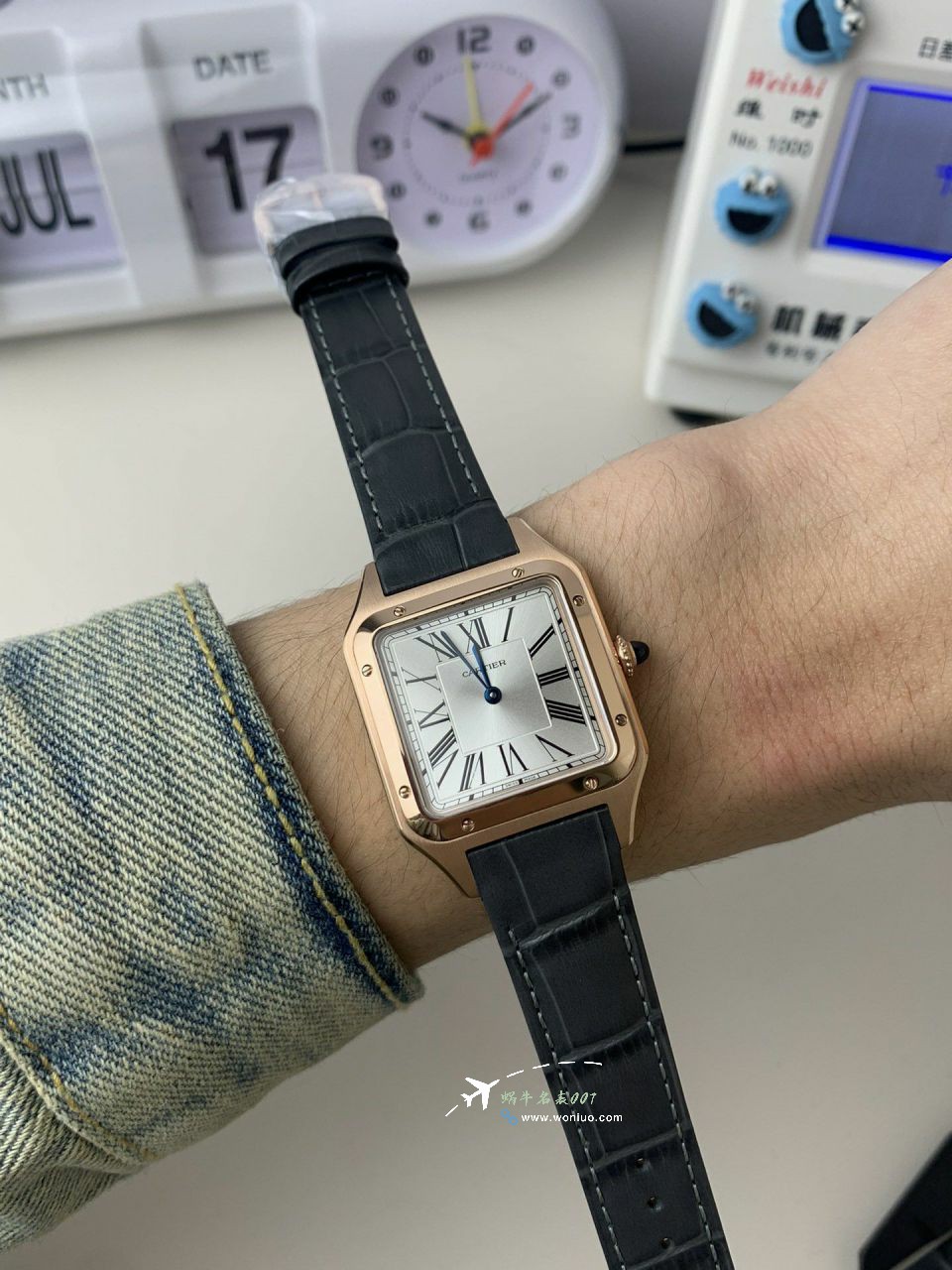 AF Cartier Santos large  Medium  set WJSA0016，WJSA0017，WJSA0019TOP clone watch / K377