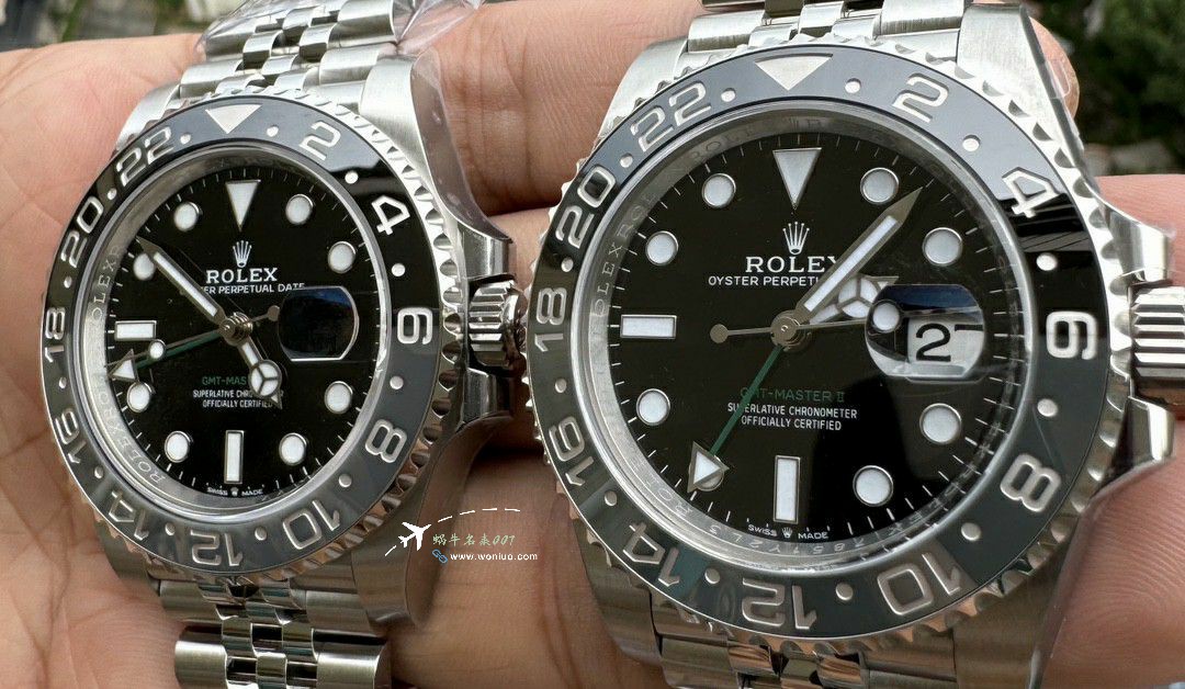 Rolex GMT-Master m126710grnr-0003黑 Gray  Preserved egg bezel  clean Factory  real 品对比TOP clone watch / R893