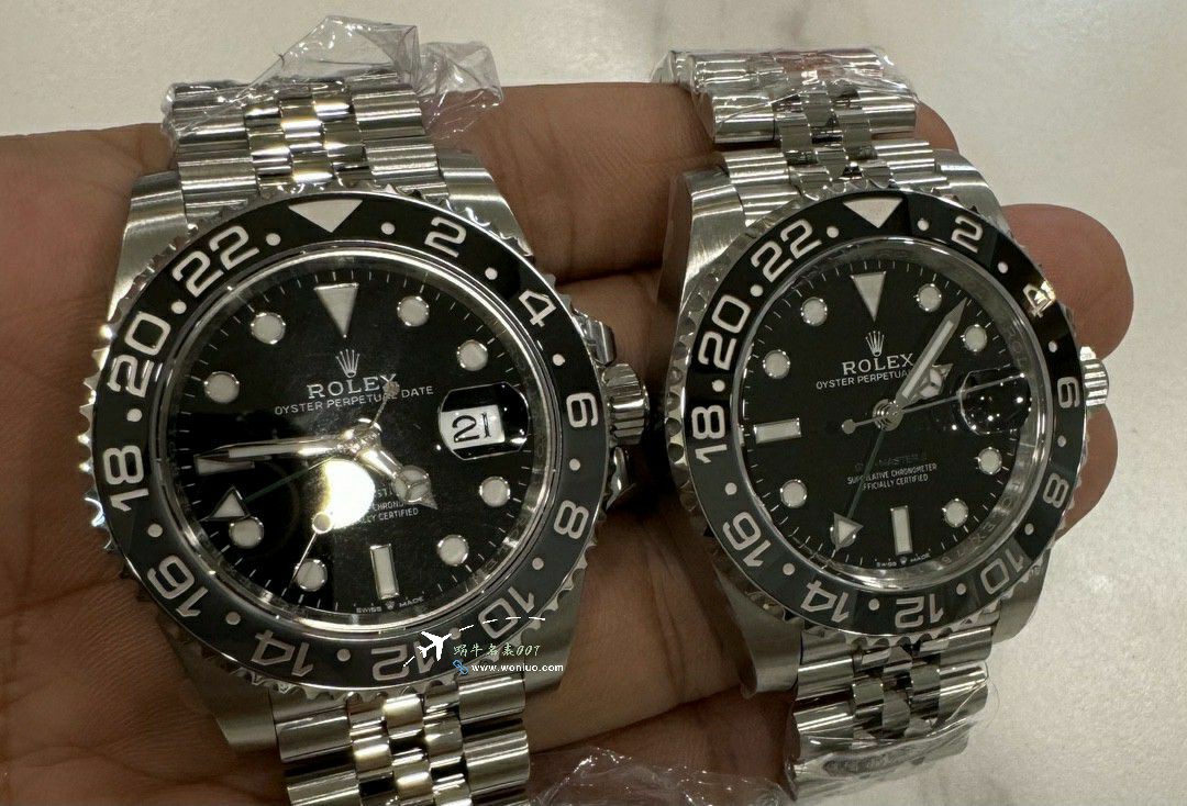 Rolex GMT-Master m126710grnr-0003黑 Gray  Preserved egg bezel  clean Factory  real 品对比TOP clone watch / R893
