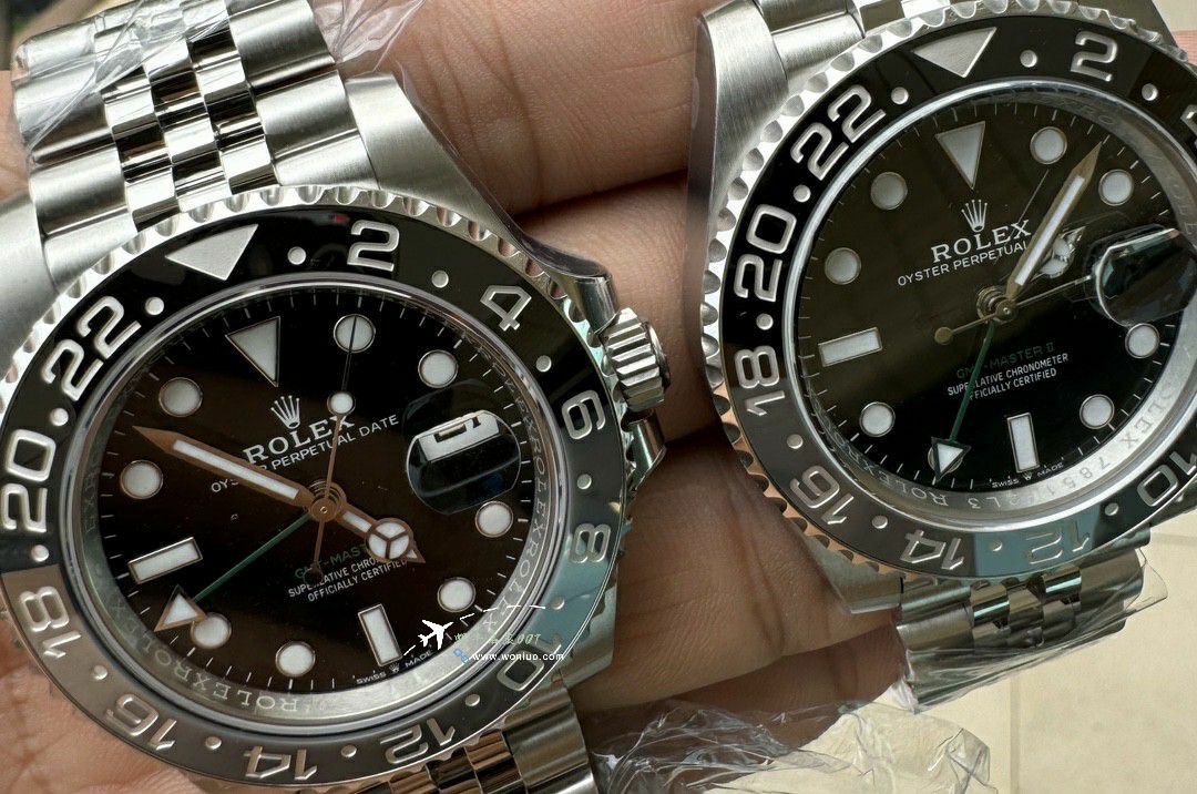 Rolex GMT-Master m126710grnr-0003黑 Gray  Preserved egg bezel  clean Factory  real 品对比TOP clone watch / R893