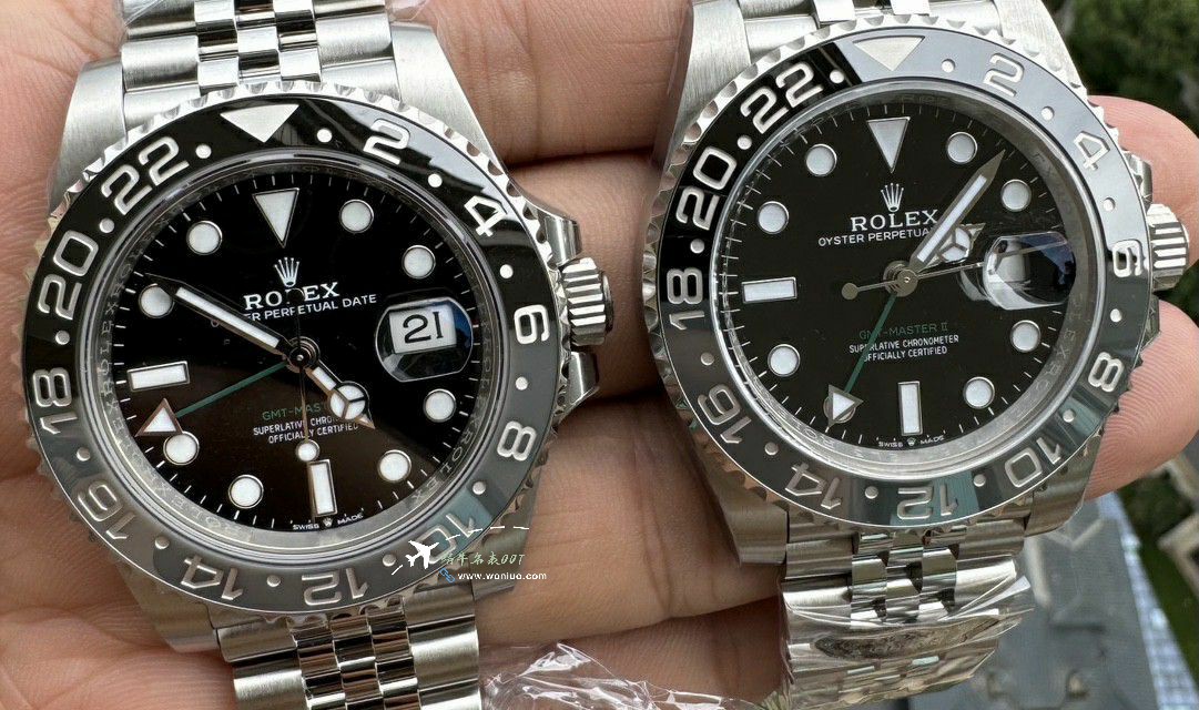 Rolex GMT-Master m126710grnr-0003黑 Gray  Preserved egg bezel  clean Factory  real 品对比TOP clone watch / R893