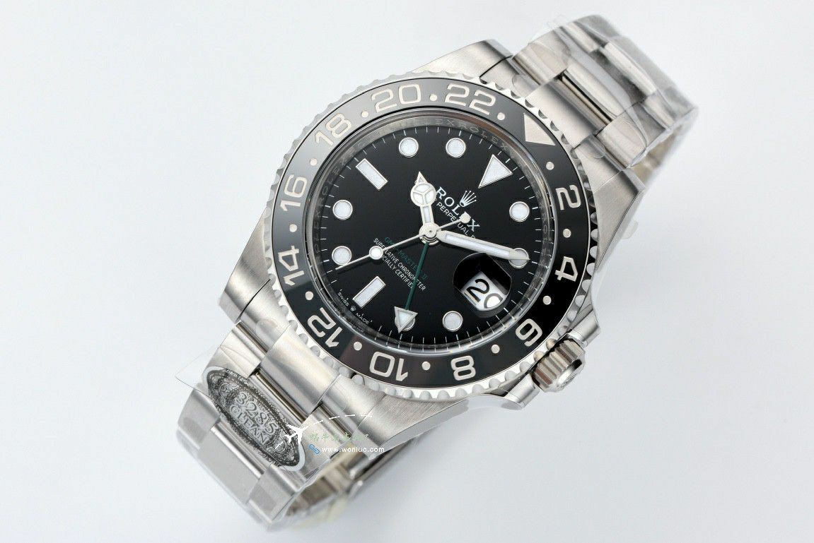 Rolex GMT-Master m126710grnr-0003黑 Gray  Preserved egg bezel  clean Factory  real 品对比TOP clone watch / R893