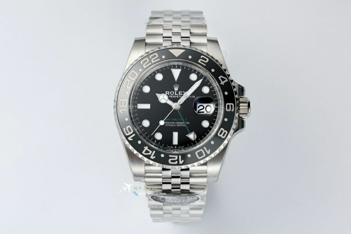 Rolex GMT-Master m126710grnr-0003黑 Gray  Preserved egg bezel  clean Factory  real 品对比TOP clone watch / R893