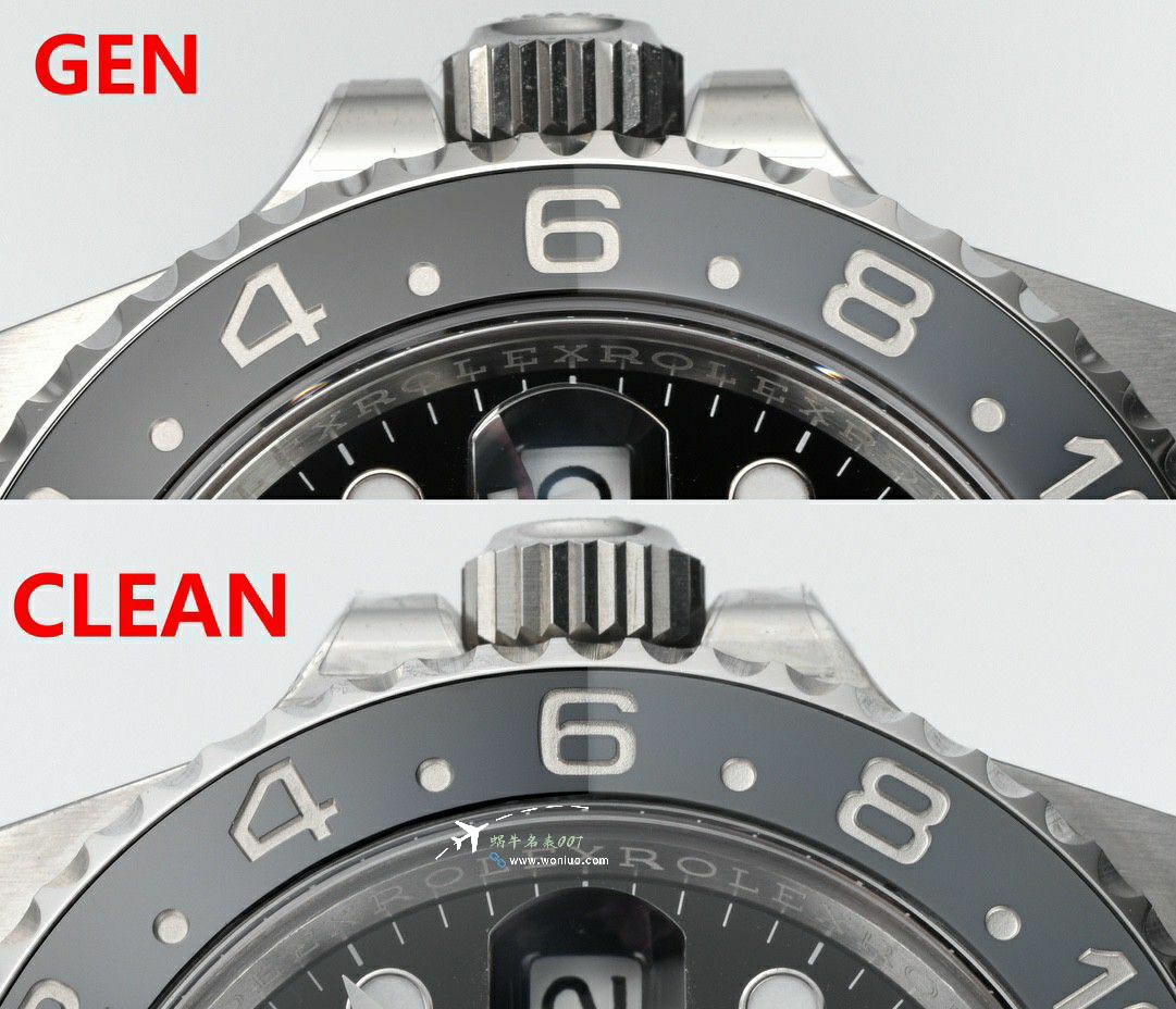 Rolex GMT-Master m126710grnr-0003黑 Gray  Preserved egg bezel  clean Factory  real 品对比TOP clone watch / R893