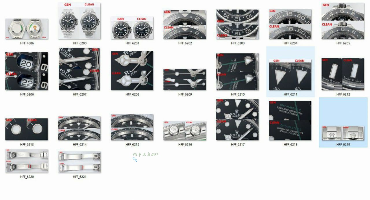 Rolex GMT-Master m126710grnr-0003黑 Gray  Preserved egg bezel  clean Factory  real 品对比TOP clone watch / R893