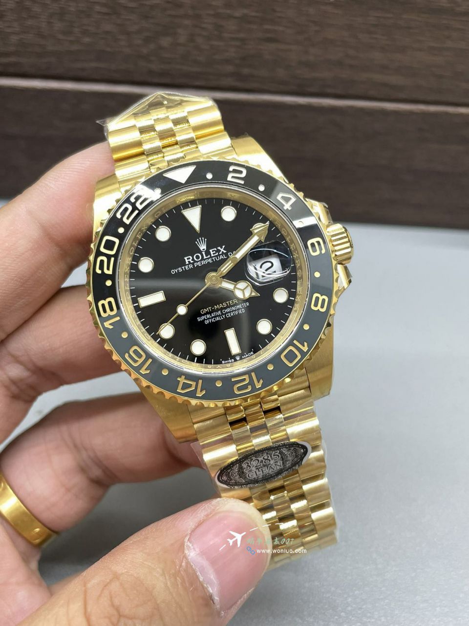 Clean Rolex GMT-Master II GMT All gold m126718grnr-0001 Ultra-high-end  clone watch watches  / R895