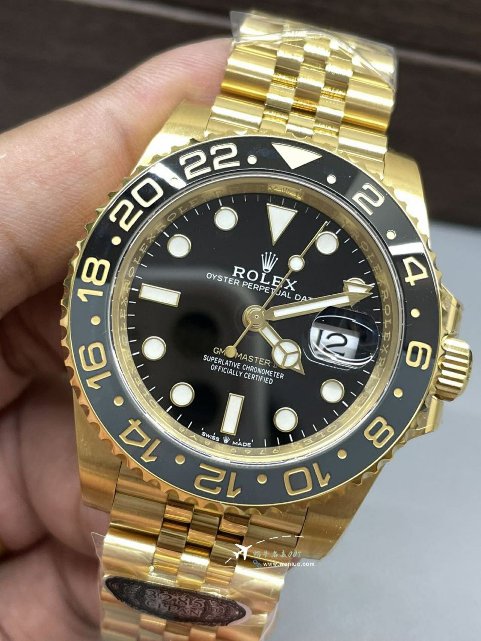 Clean Rolex GMT-Master II GMT All gold m126718grnr-0001 Ultra-high-end  clone watch watches  / R895