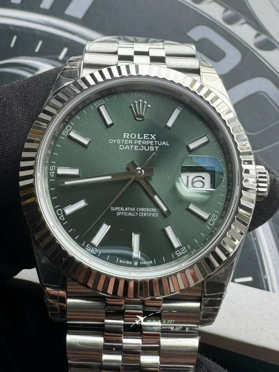 【 Video review 】VSTOP clone watch  Rolex Datejust 41MM clone m126334-0028 watches (薄荷绿) / R828