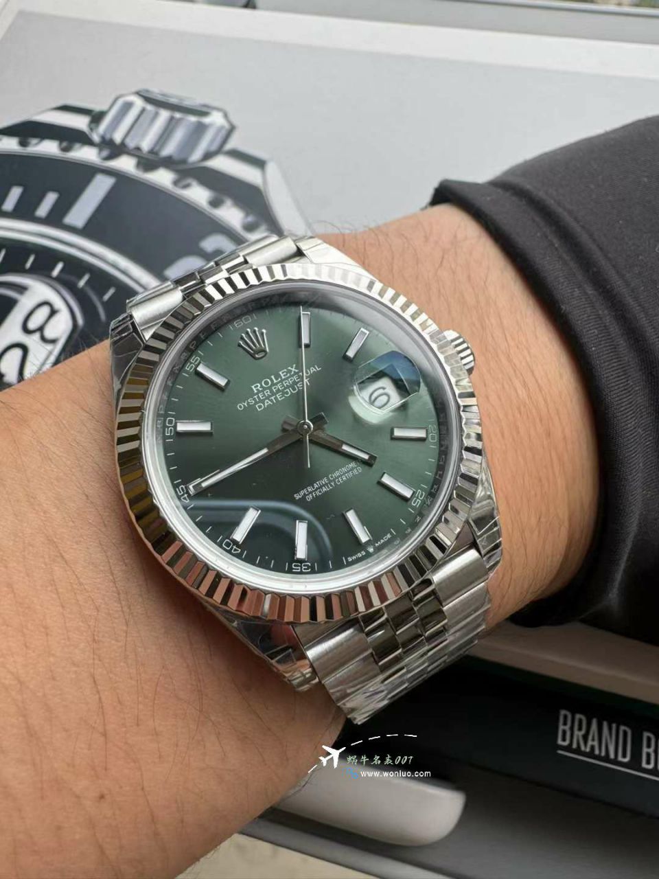 【 Video review 】VSTOP clone watch  Rolex Datejust 41MM clone m126334-0028 watches (薄荷绿) / R828