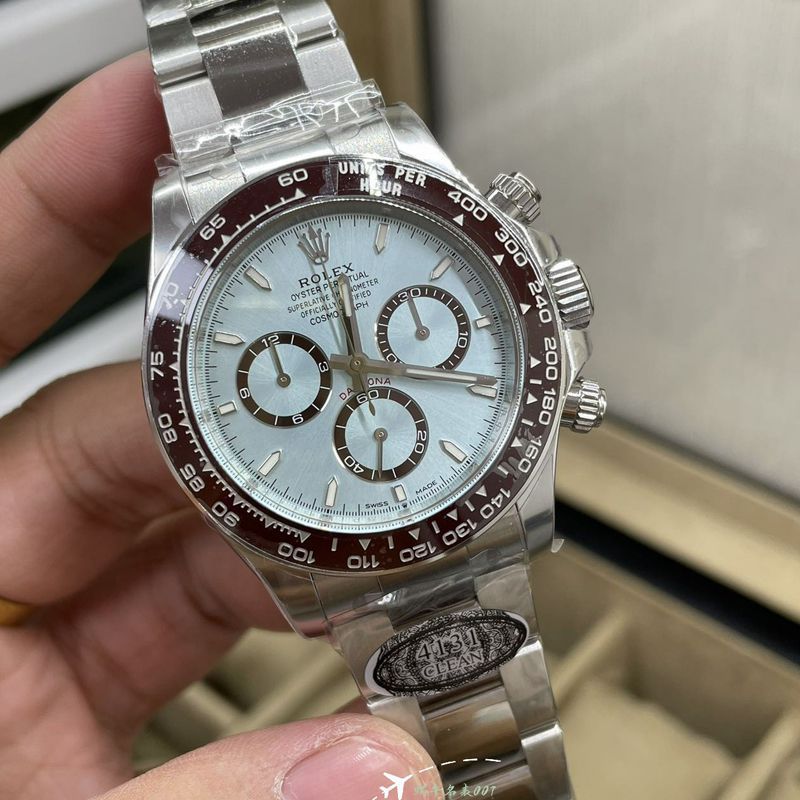 Clean C Factory Rolex Cosmograph 4131 Daytona  ice  blue Daytonabest clone m126506-0002 watches 