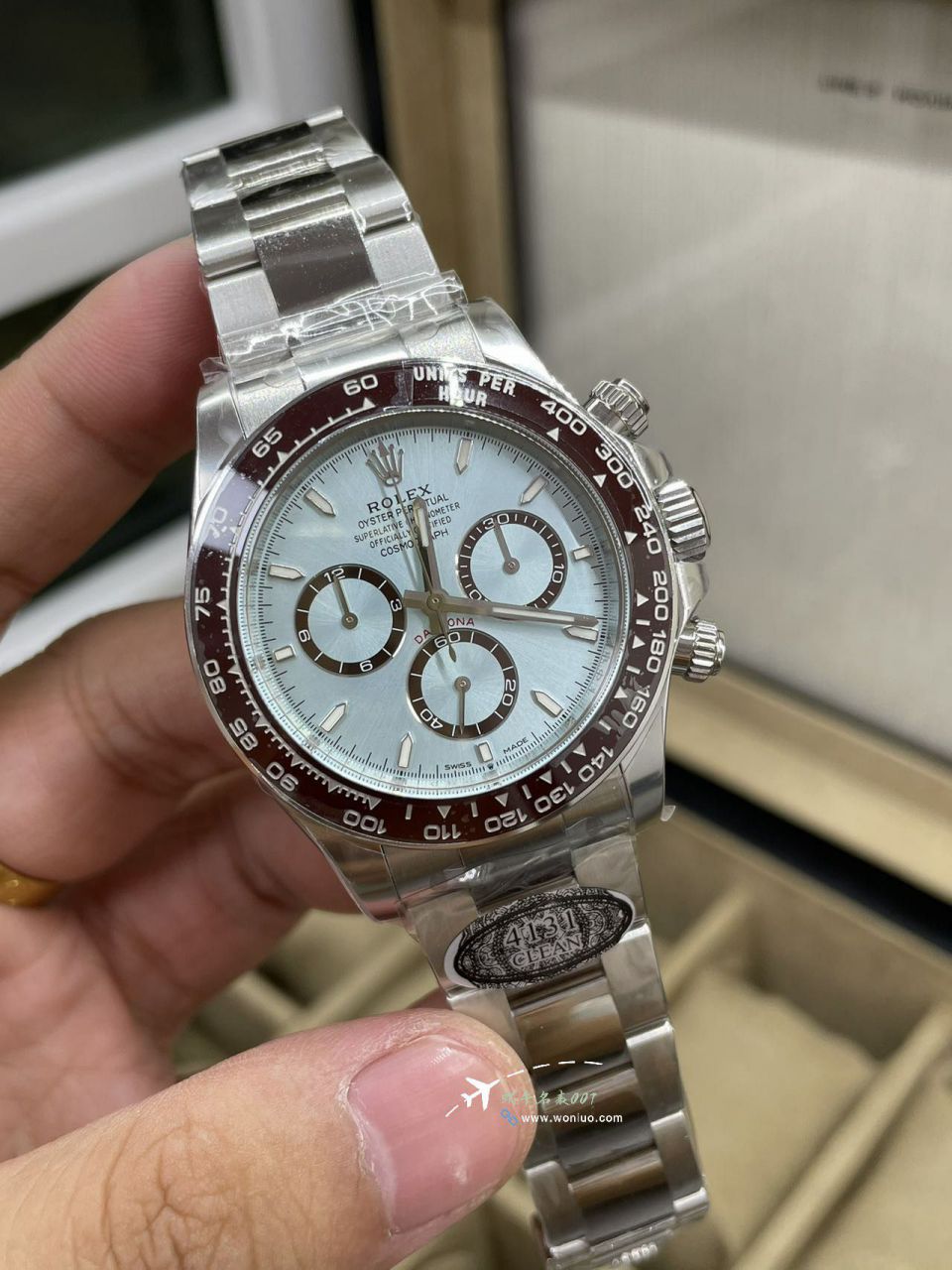 Clean C Factory Rolex Cosmograph 4131 Daytona  ice  blue Daytonabest clone m126506-0002 watches  / R899