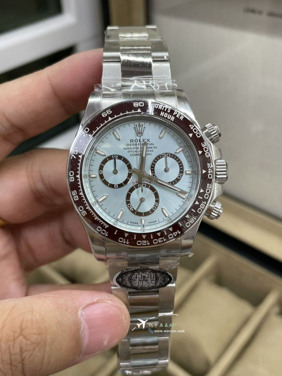 Clean C Factory Rolex Cosmograph 4131 Daytona  ice  blue Daytonabest clone m126506-0002 watches  / R899