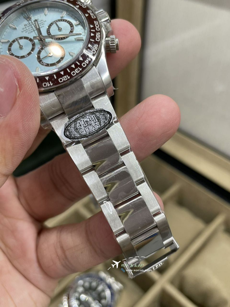 Clean C Factory Rolex Cosmograph 4131 Daytona  ice  blue Daytonabest clone m126506-0002 watches  / R899