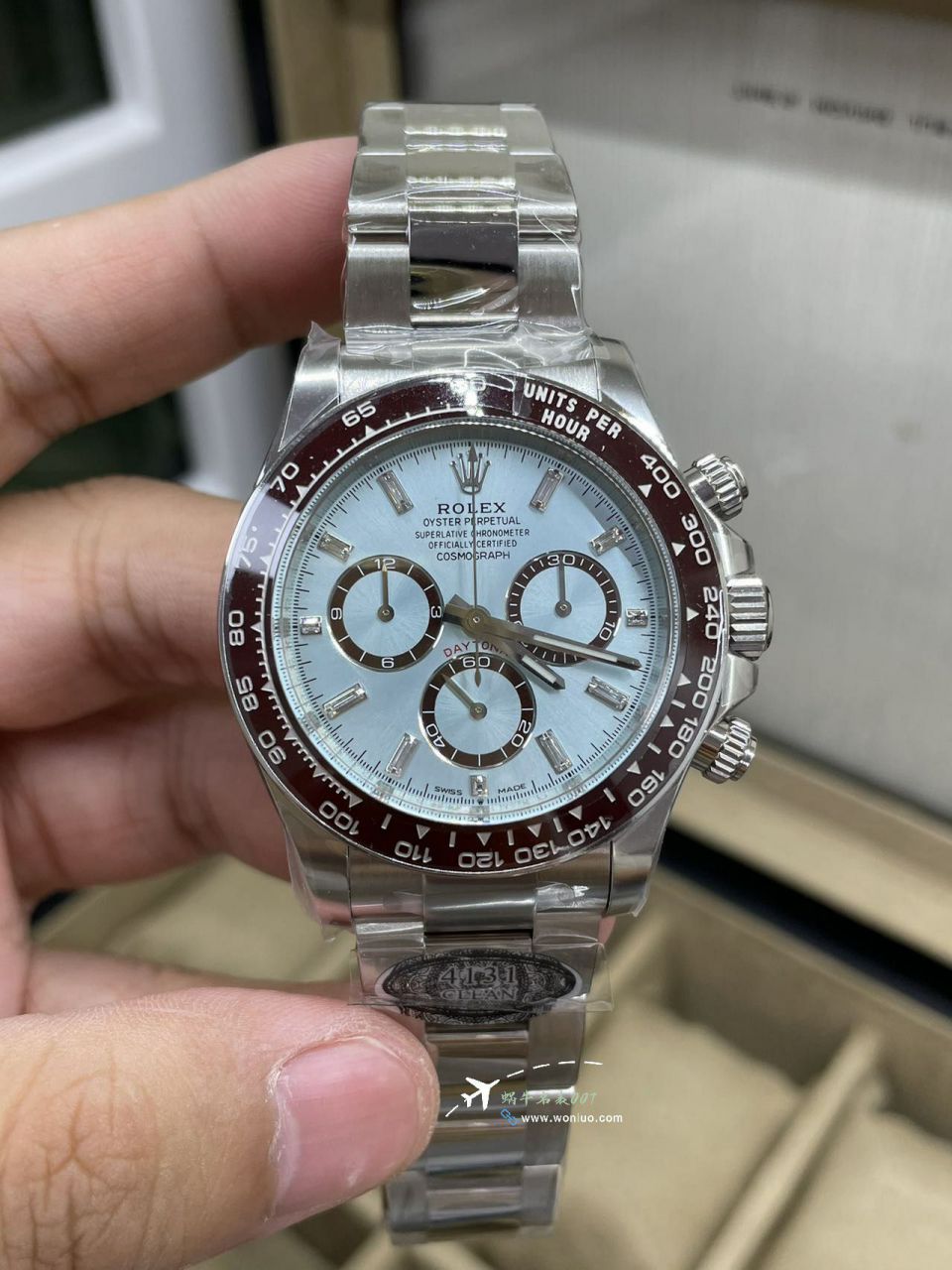 Clean C Factory Rolex Cosmograph 4131 Daytona  ice  blue Daytonabest clone m126506-0002 watches  / R899