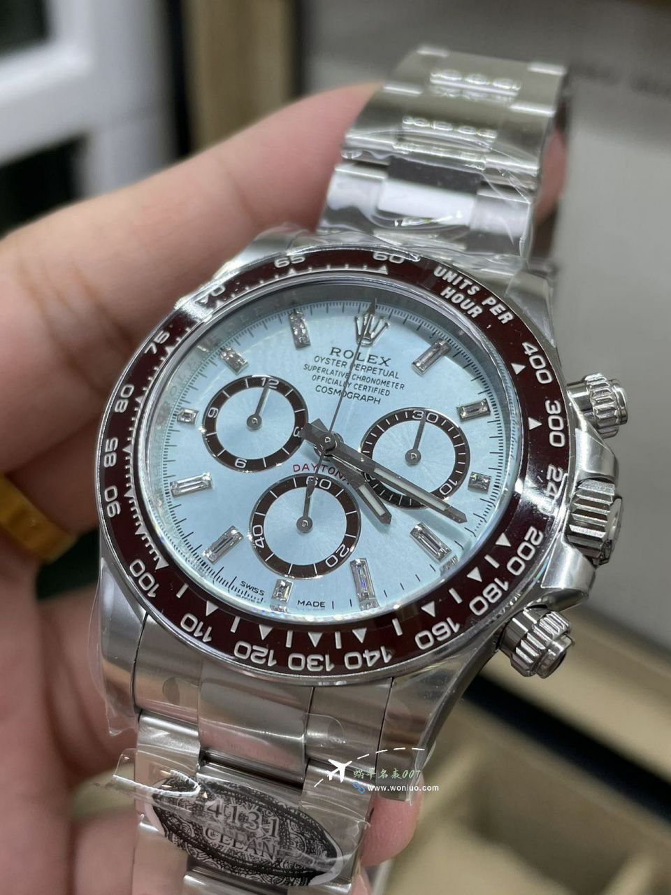 Clean C Factory Rolex Cosmograph 4131 Daytona  ice  blue Daytonabest clone m126506-0002 watches  / R899