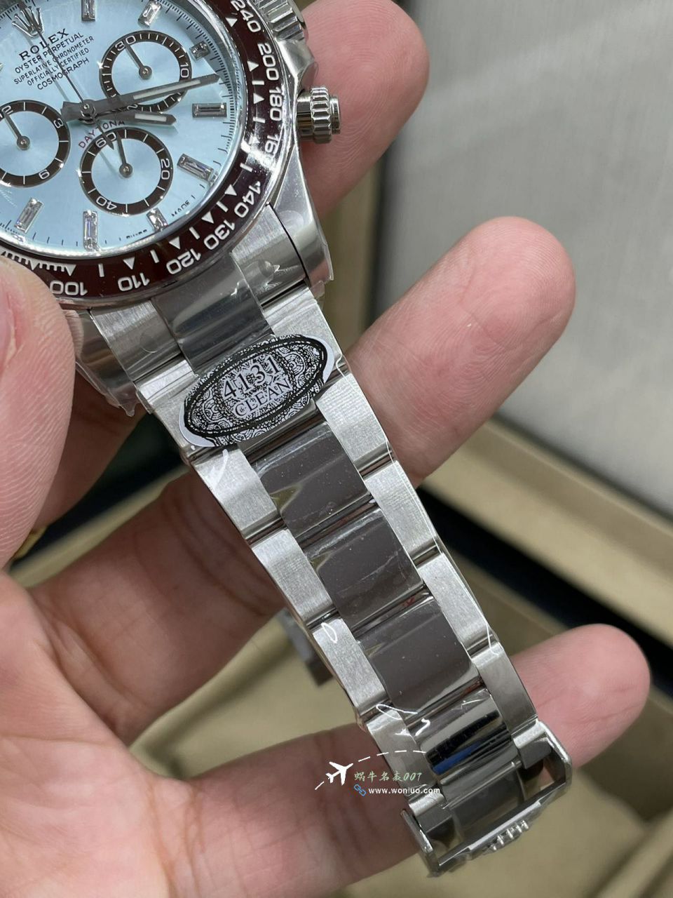 Clean C Factory Rolex Cosmograph 4131 Daytona  ice  blue Daytonabest clone m126506-0002 watches  / R899