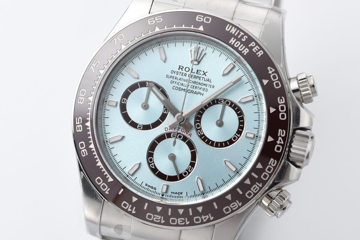 Clean C Factory Rolex Cosmograph 4131 Daytona  ice  blue Daytonabest clone m126506-0002 watches  / R899