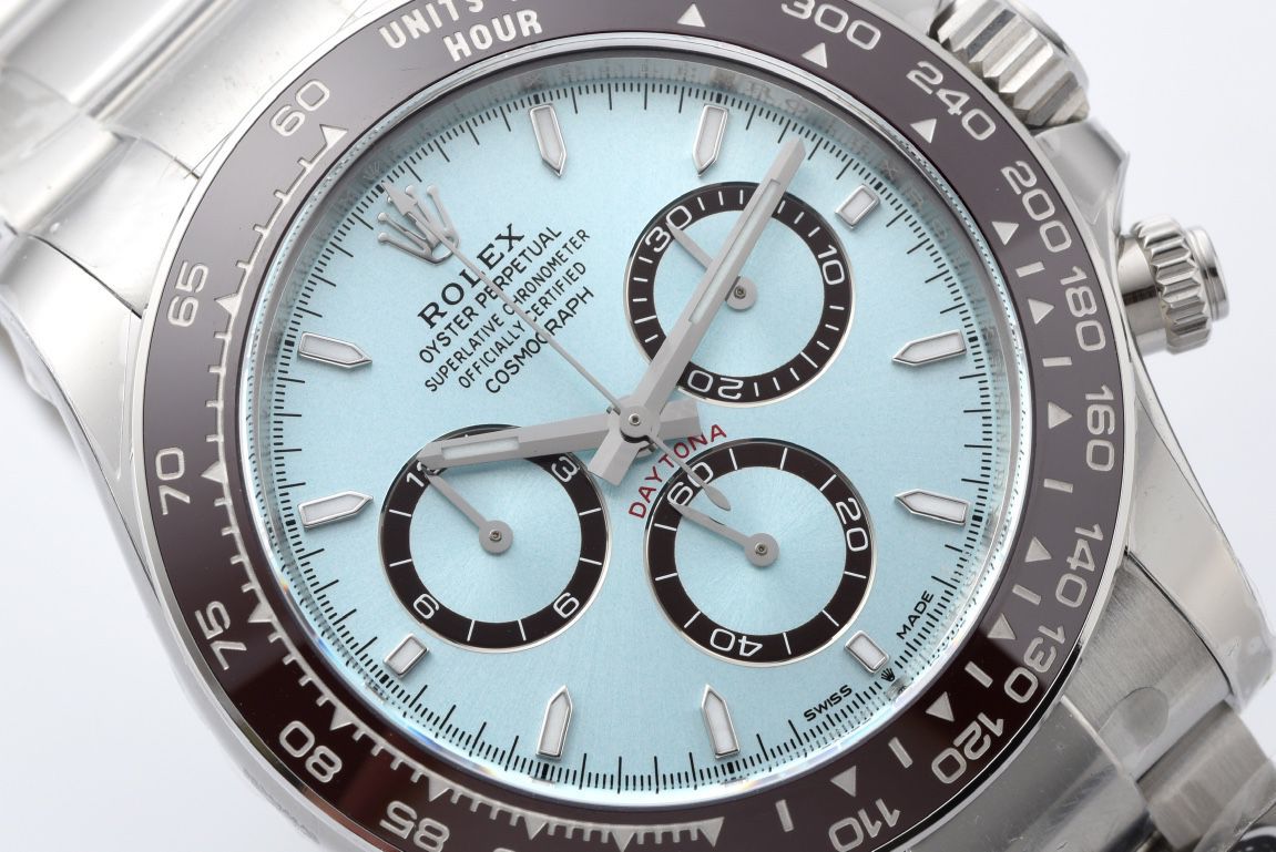 Clean C Factory Rolex Cosmograph 4131 Daytona  ice  blue Daytonabest clone m126506-0002 watches  / R899