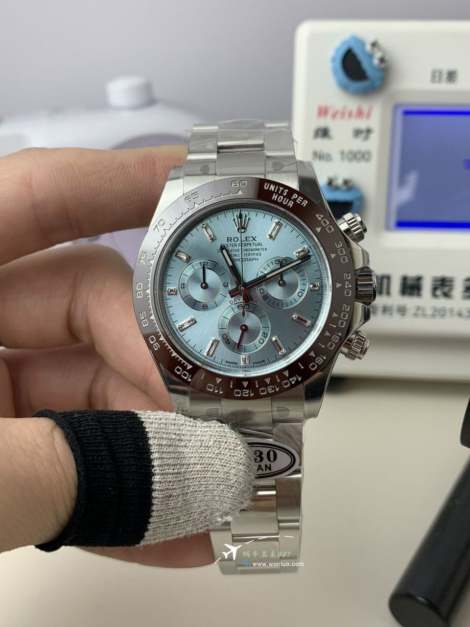 clean Rolex Daytona  ice  blue clone watch m116506-0002 watches 