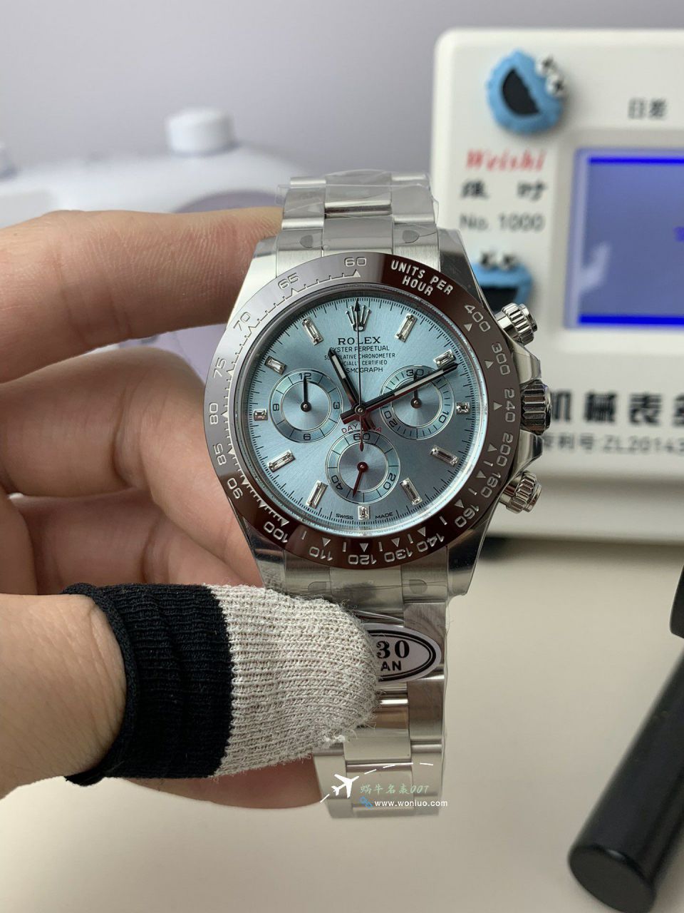 clean Rolex Daytona  ice  blue clone watch m116506-0002 watches  / R900