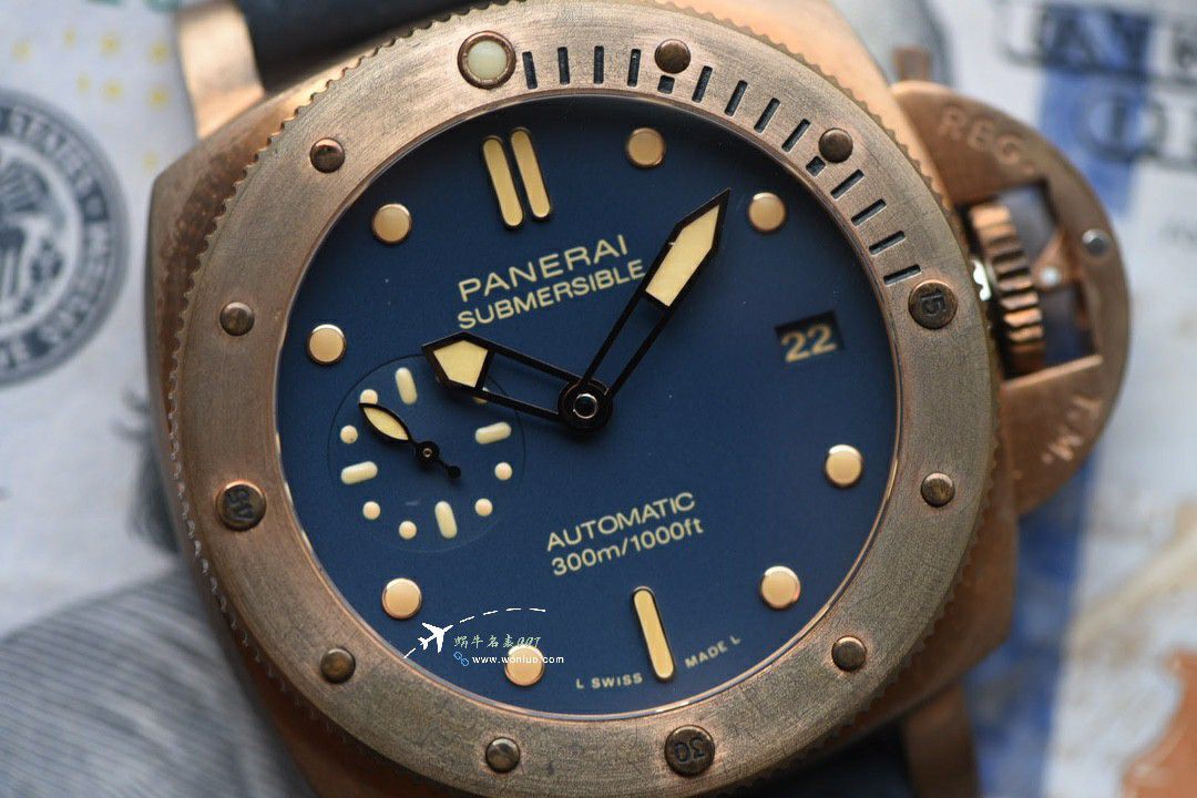  Video review VS Factory Panerai Submarine series 小 bronze PAM01074，PAM1074TOP clone watch / VSPAM01074B