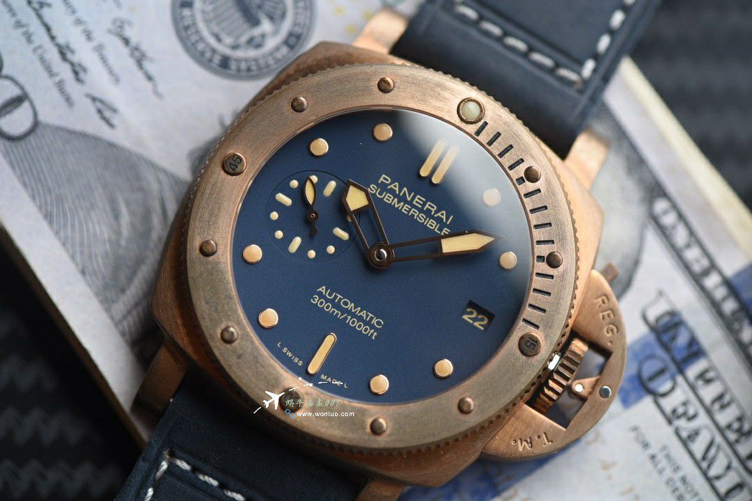  Video review VS Factory Panerai Submarine series 小 bronze PAM01074，PAM1074TOP clone watch / VSPAM01074B