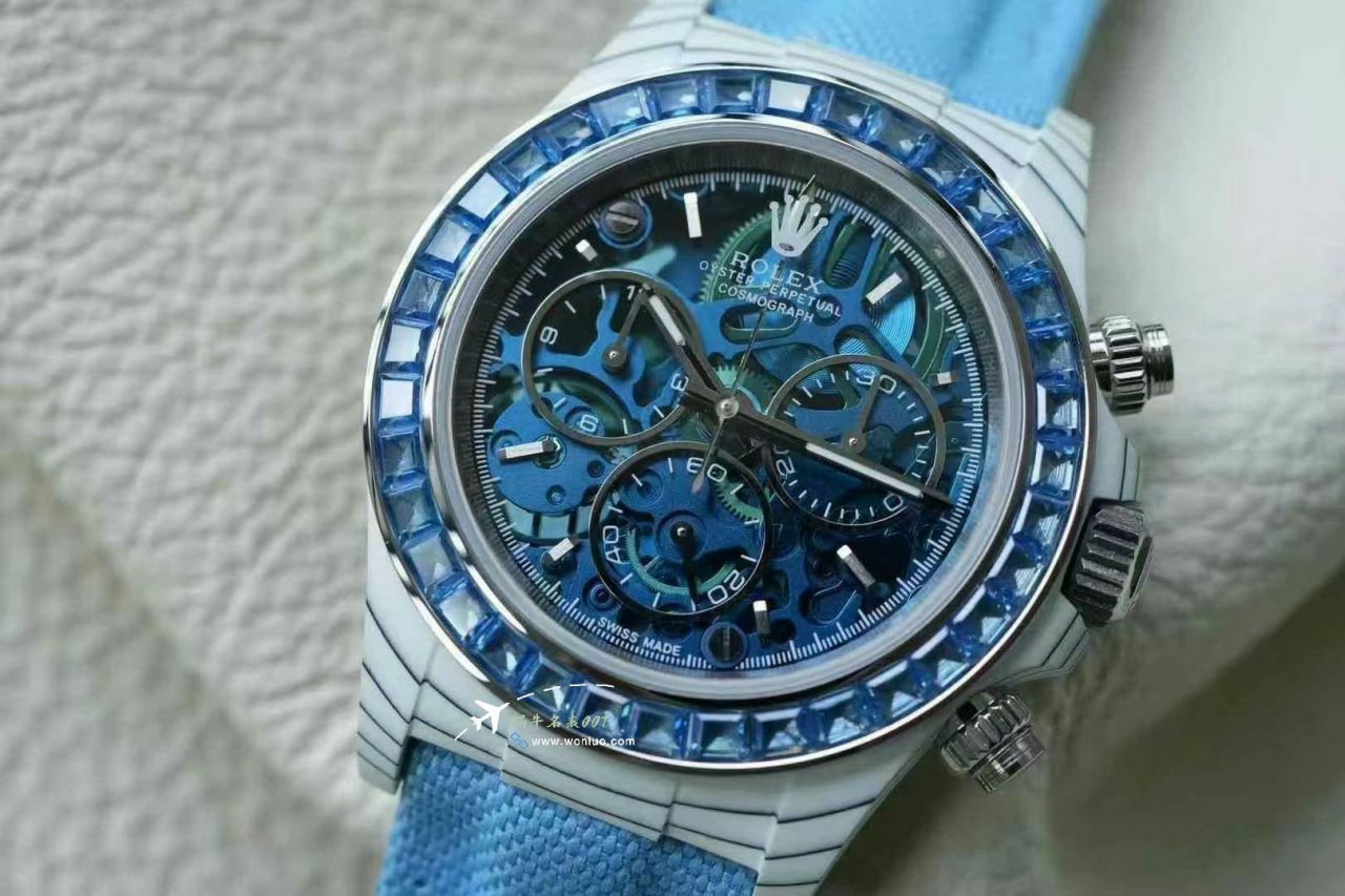 DiW  making  Rolex Daytona  newest  Customized     glacier  blue  沙漠绿洲4130 Daytona  watch / R902