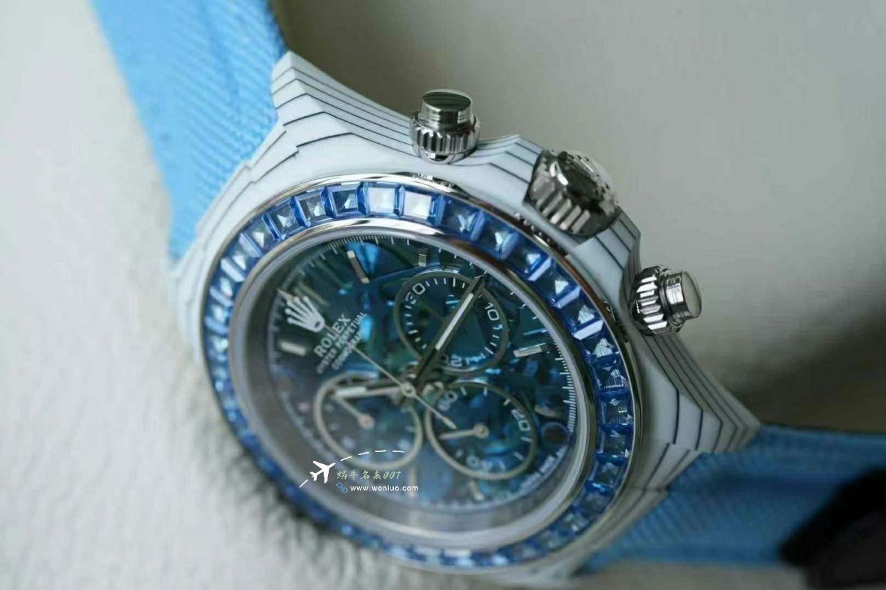 DiW  making  Rolex Daytona  newest  Customized     glacier  blue  沙漠绿洲4130 Daytona  watch / R902