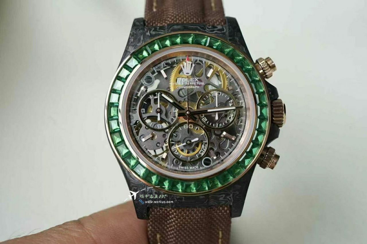 DiW  making  Rolex Daytona  newest  Customized     glacier  blue  沙漠绿洲4130 Daytona  watch / R902